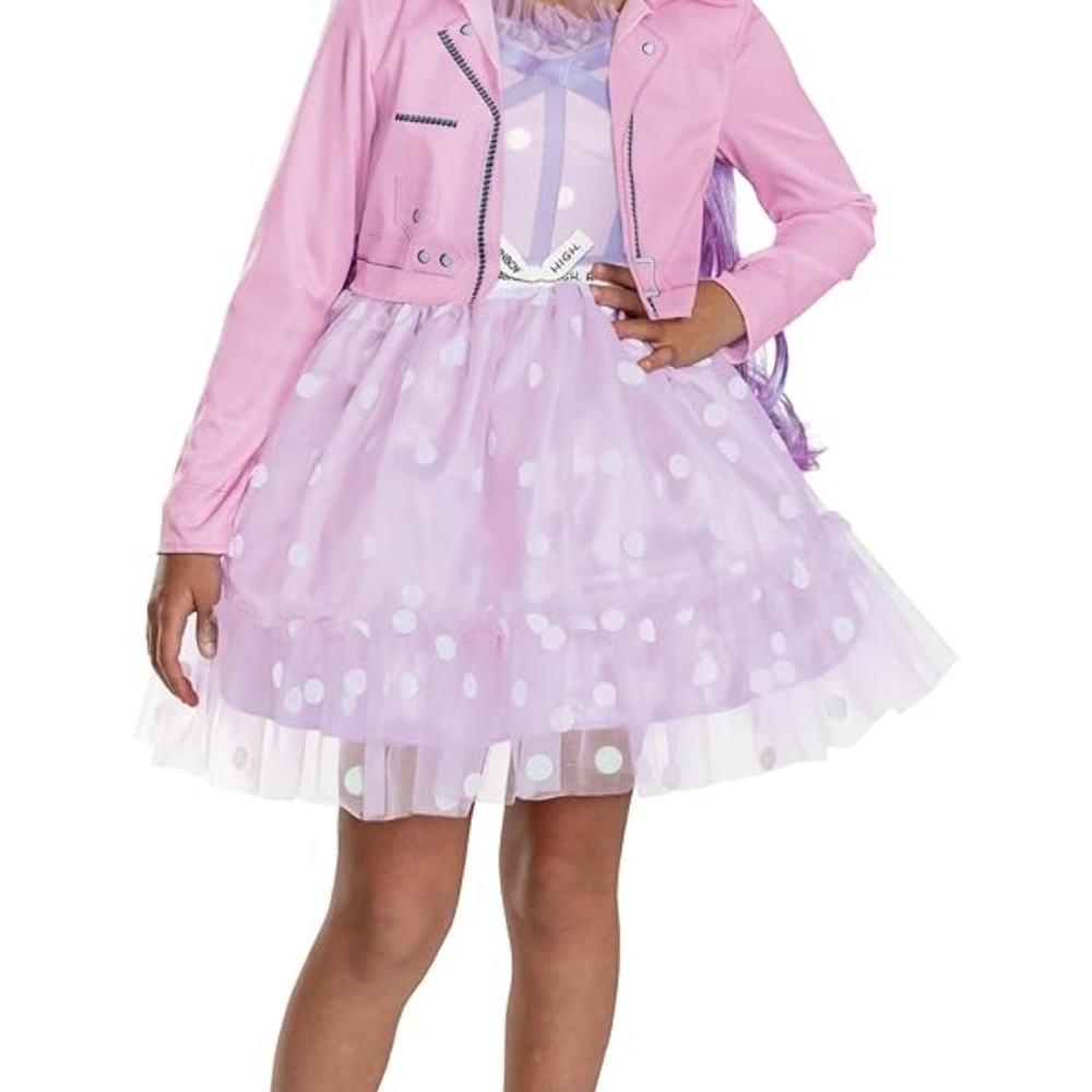 Halloween Rainbow High Violet Classic Costume Size M 7-8